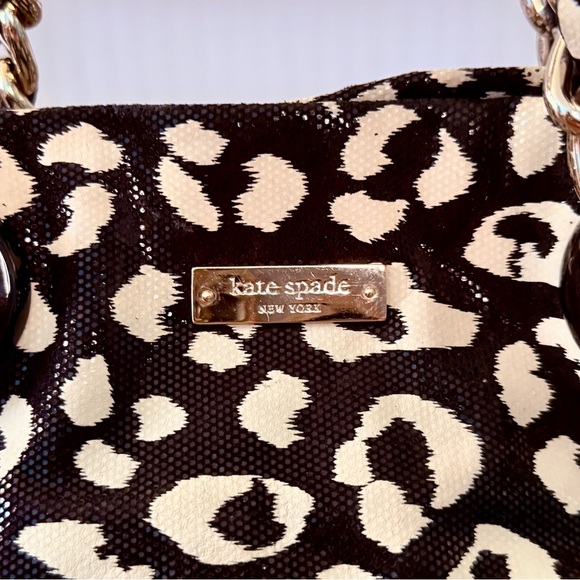 Kate Spade New York Black Leather Shoulder Bag Purse - Picture 6 of 12